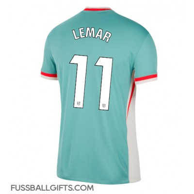 Atletico Madrid Thomas Lemar #11 Fußballbekleidung Auswärtstrikot 2024-25 Kurzarm Atletico Madrid Thomas Lemar #11 Fußballbekleidung Auswärtstrikot 2024-25 Kurzarm